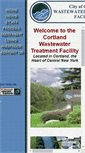 Mobile Screenshot of cortlandwastewater.org